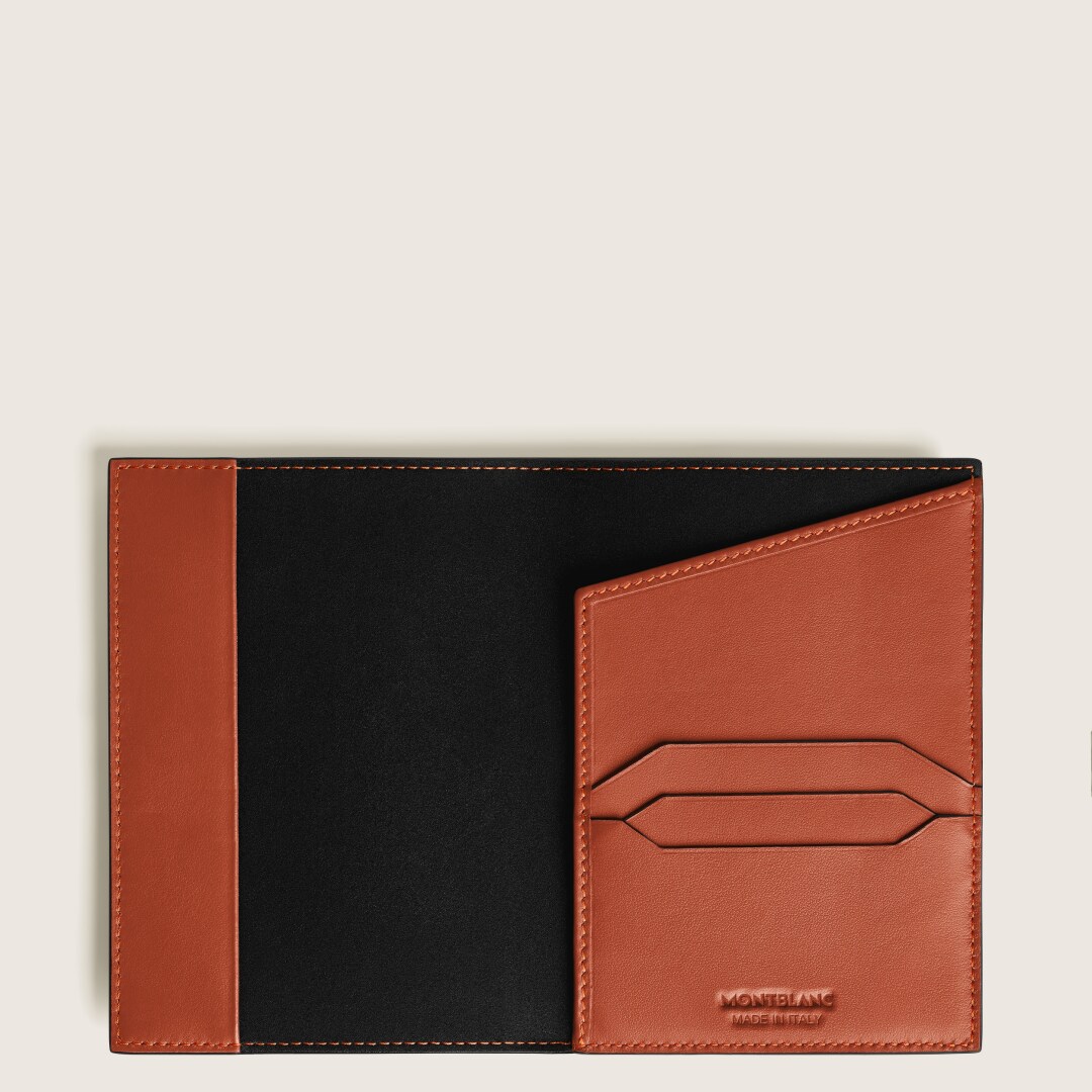 风尚3.0系列护照夹 金橘红