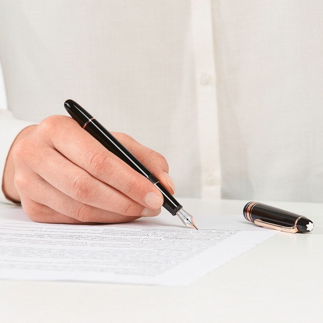 大班系列镀玫瑰金经典款墨水笔