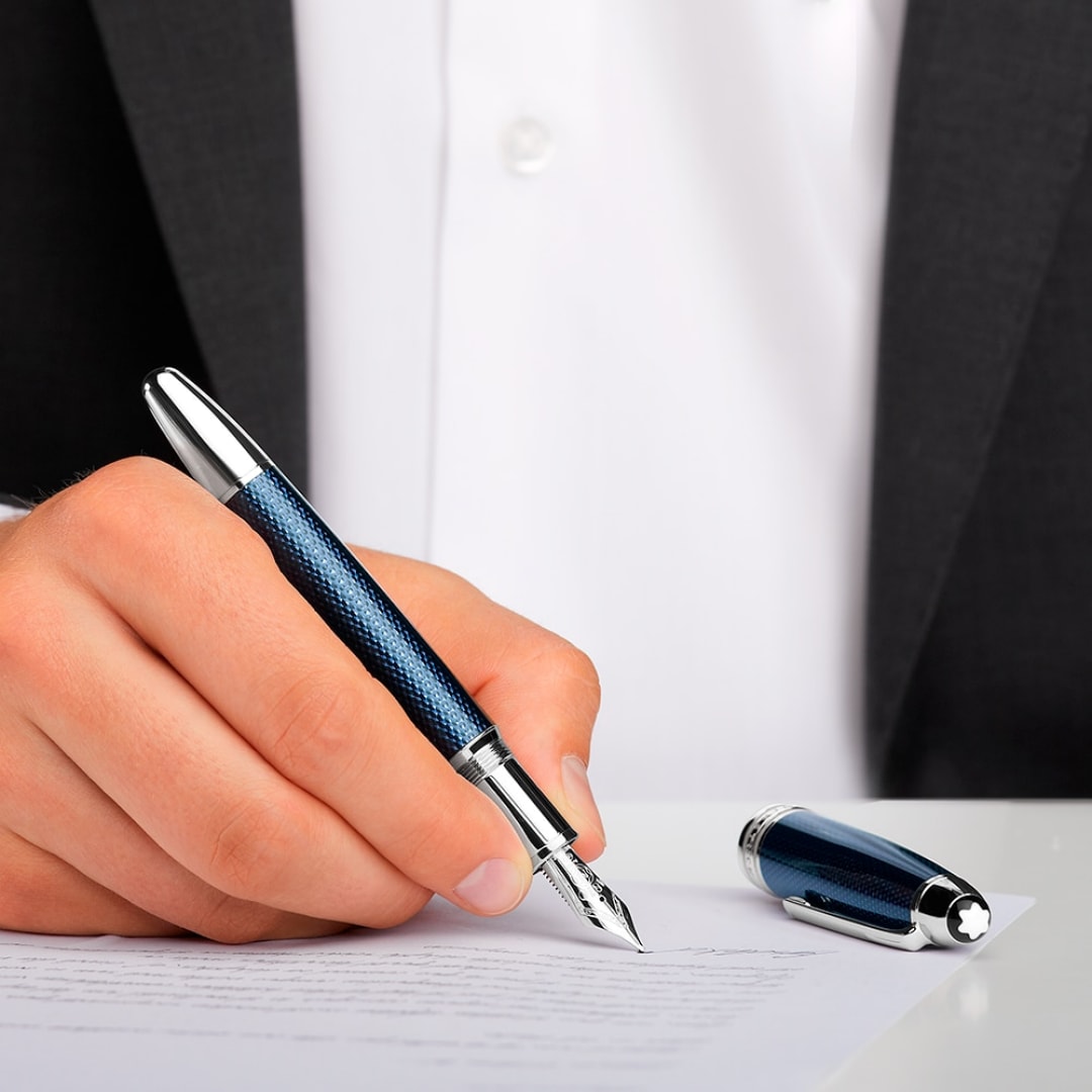 大班贵金属系列暮蓝豪华款墨水笔