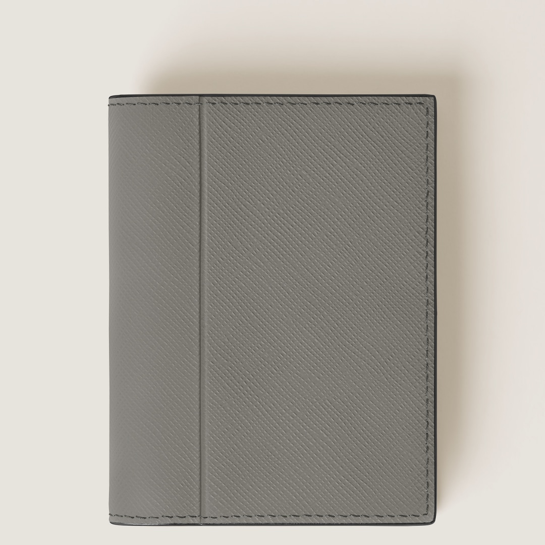 匠心系列4卡位迷你钱夹 典雅灰