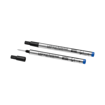 MB124502 - 2支装蓝色签字笔豪华款笔芯F型