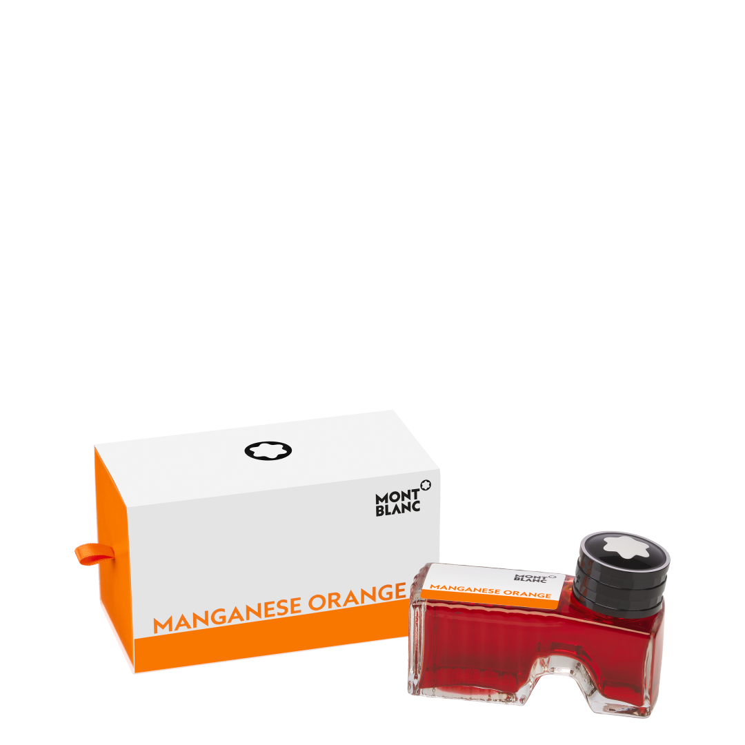 锰橙色瓶装墨水