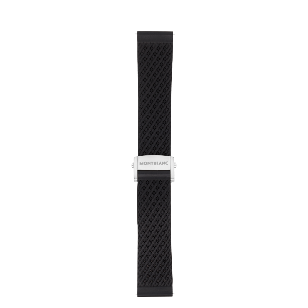 智能腕表SUMMIT 2系列黑色橡胶运动表带