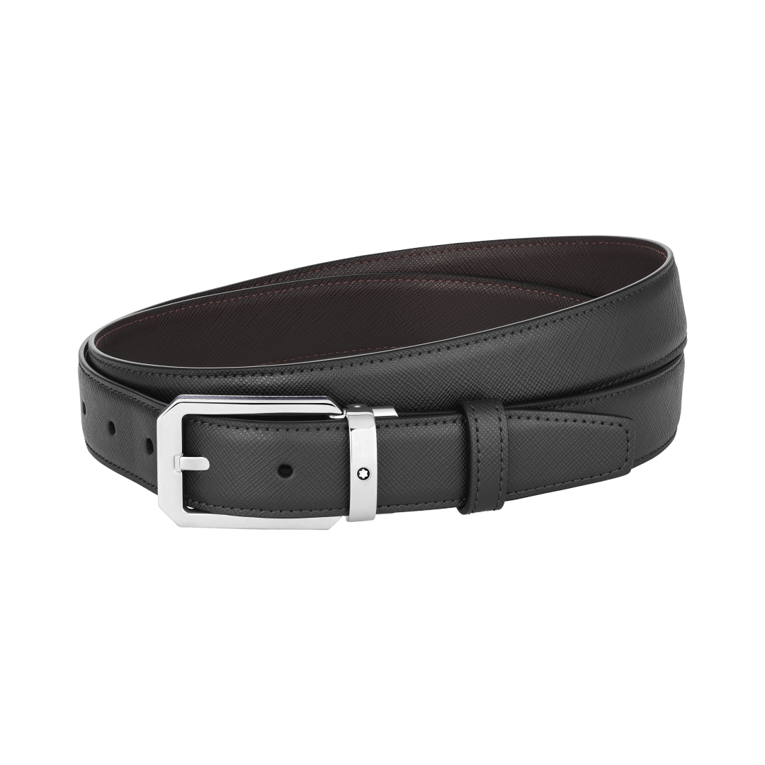 黑色/棕色双面皮带（30毫米）