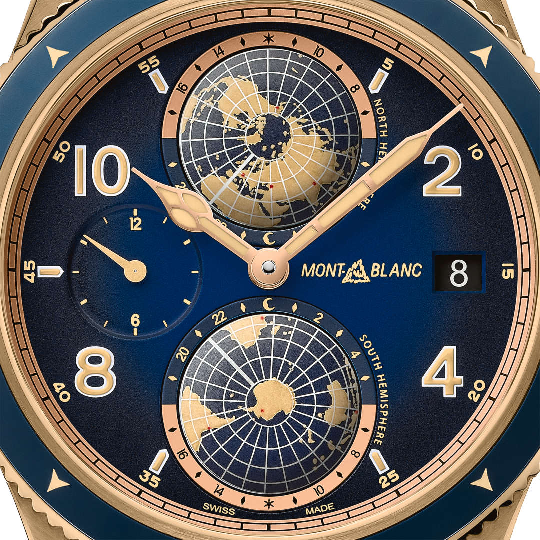 万宝龙1858系列南北半球世界时腕表 梅斯纳尔限量款（全球262枚）