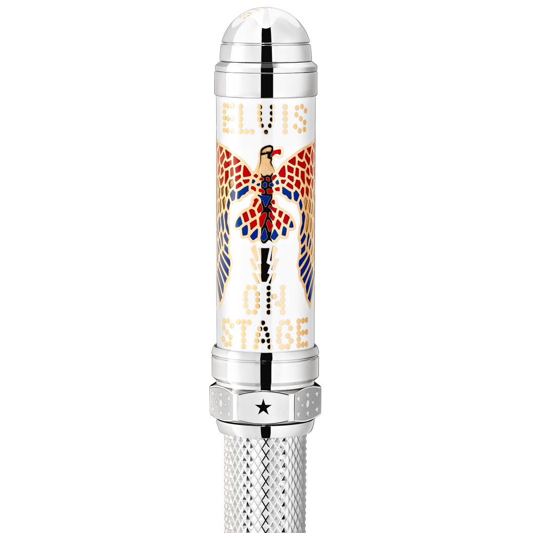 万宝龙著名人物系列埃尔维斯·普雷斯利限量款签字笔（全球1935支）
