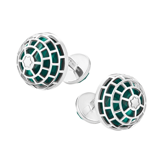 万宝龙大班系列孔雀石袖扣