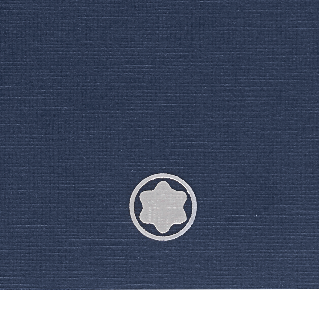 2本装万宝龙精品文具系列纤薄款笔记本#146，蓝色，空白，适用于Augmented Paper智能增强型笔记本