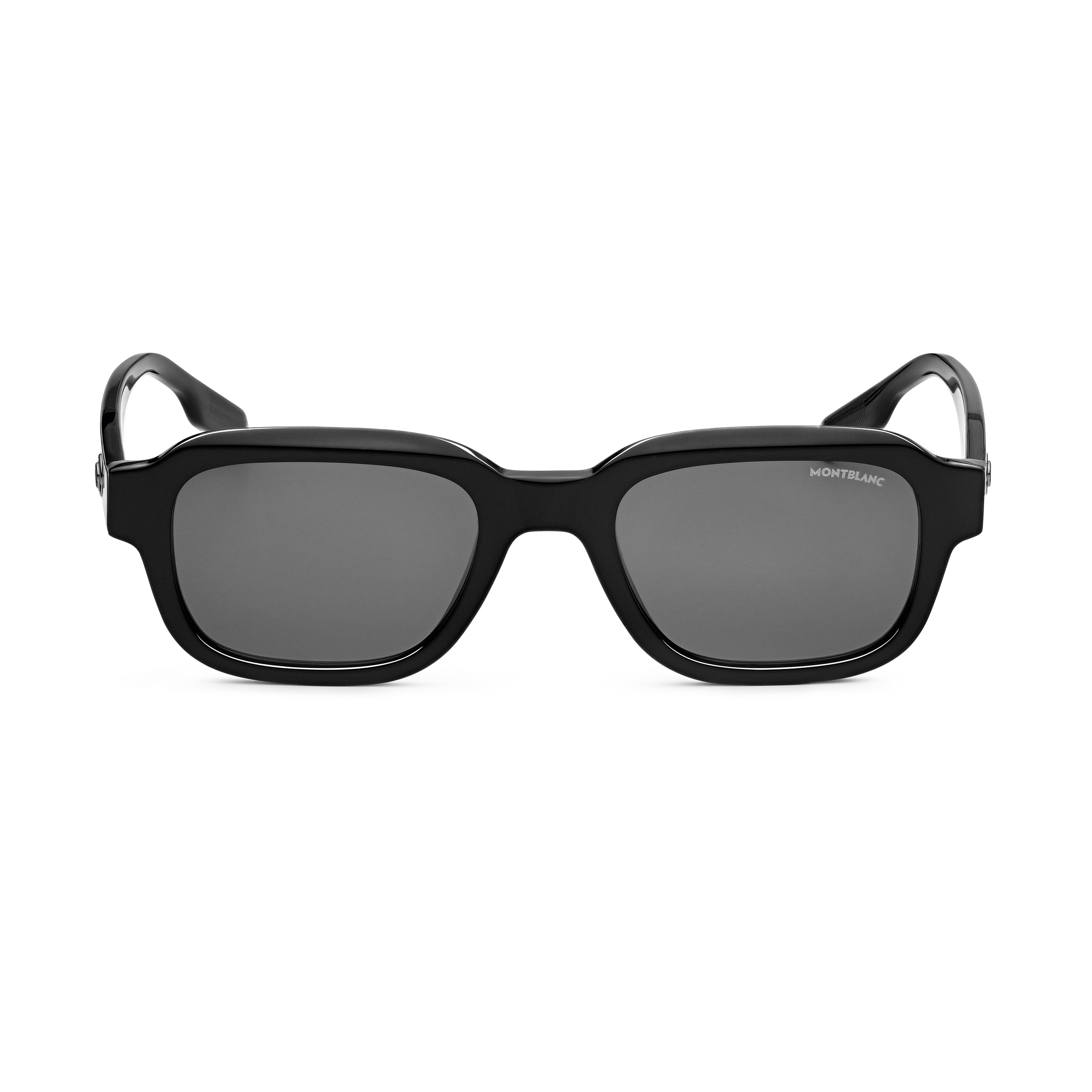 黑色醋酸脂镜框矩形太阳镜