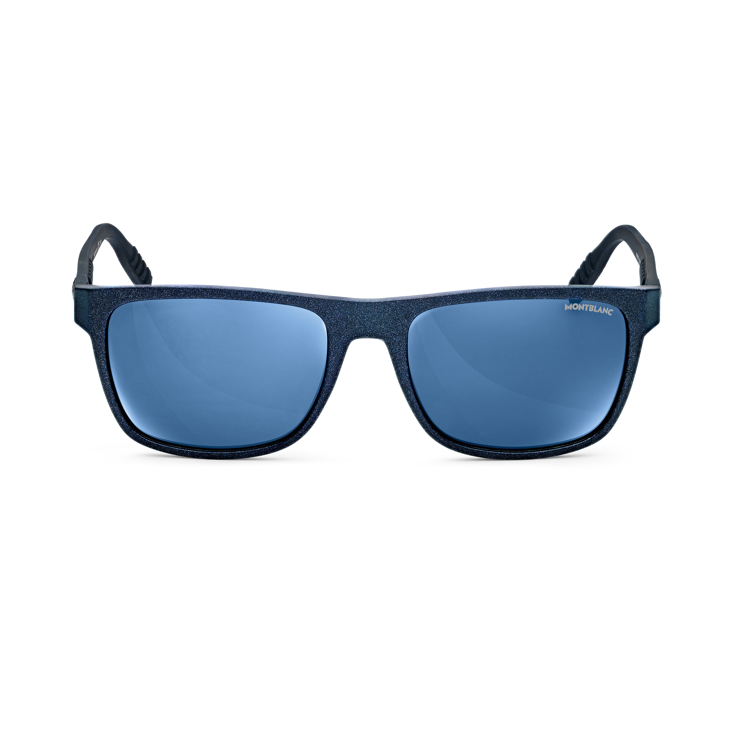 蓝色注塑成型镜框矩形太阳镜