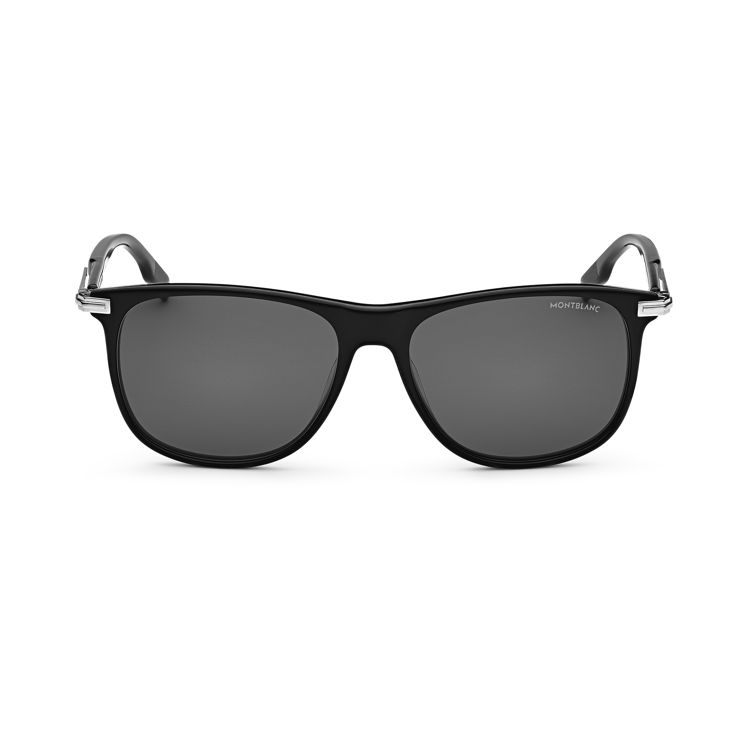 黑色醋酸脂镜框矩形太阳镜