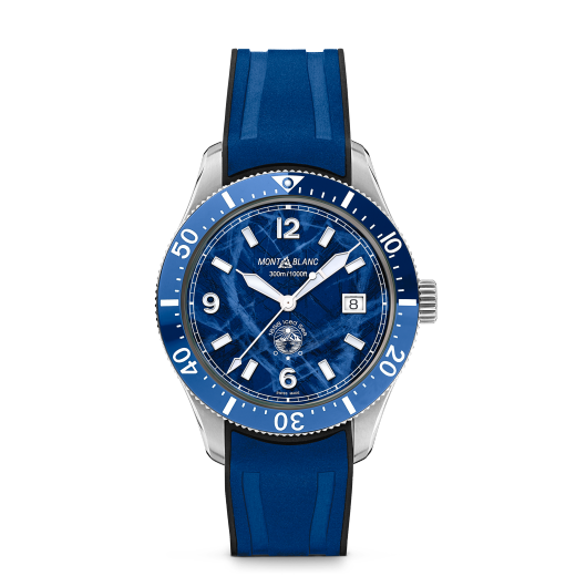 万宝龙冰川系列自动上链日期腕表