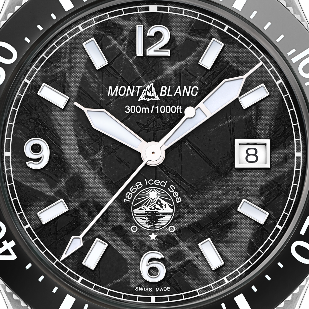 万宝龙冰川系列自动上链日期腕表