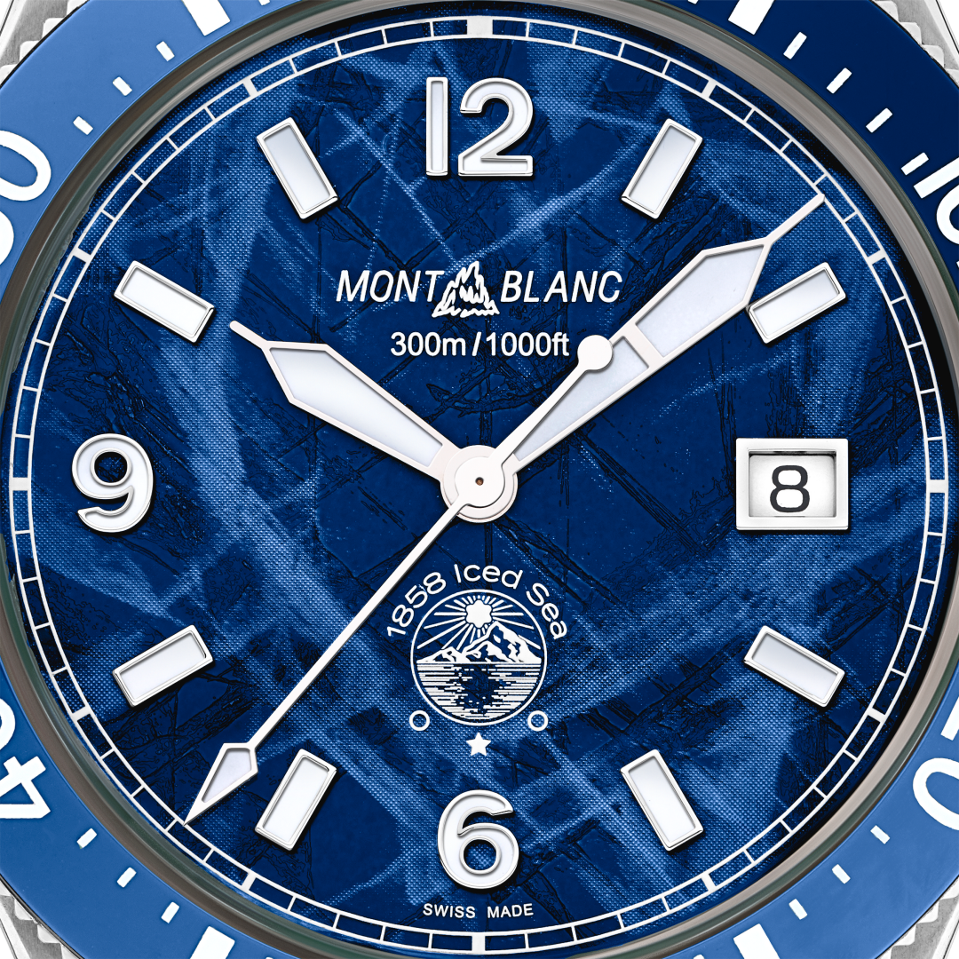 万宝龙冰川系列自动上链日期腕表