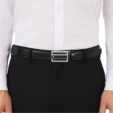 黑色/棕色双面皮带（30毫米）