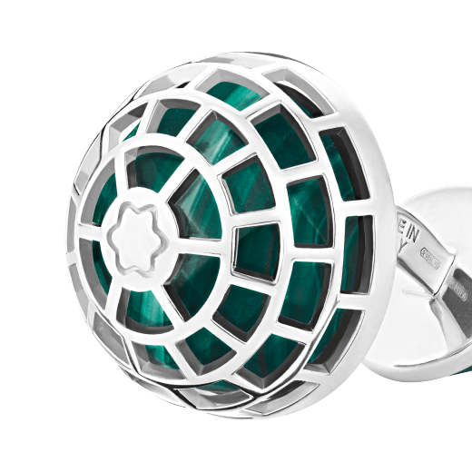 万宝龙大班系列孔雀石袖扣