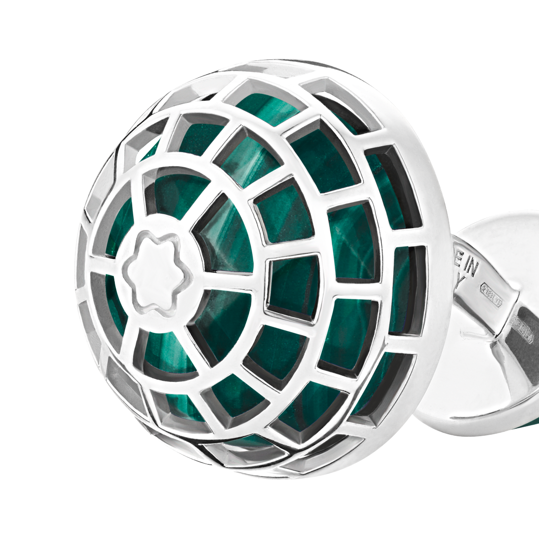 万宝龙大班系列孔雀石袖扣