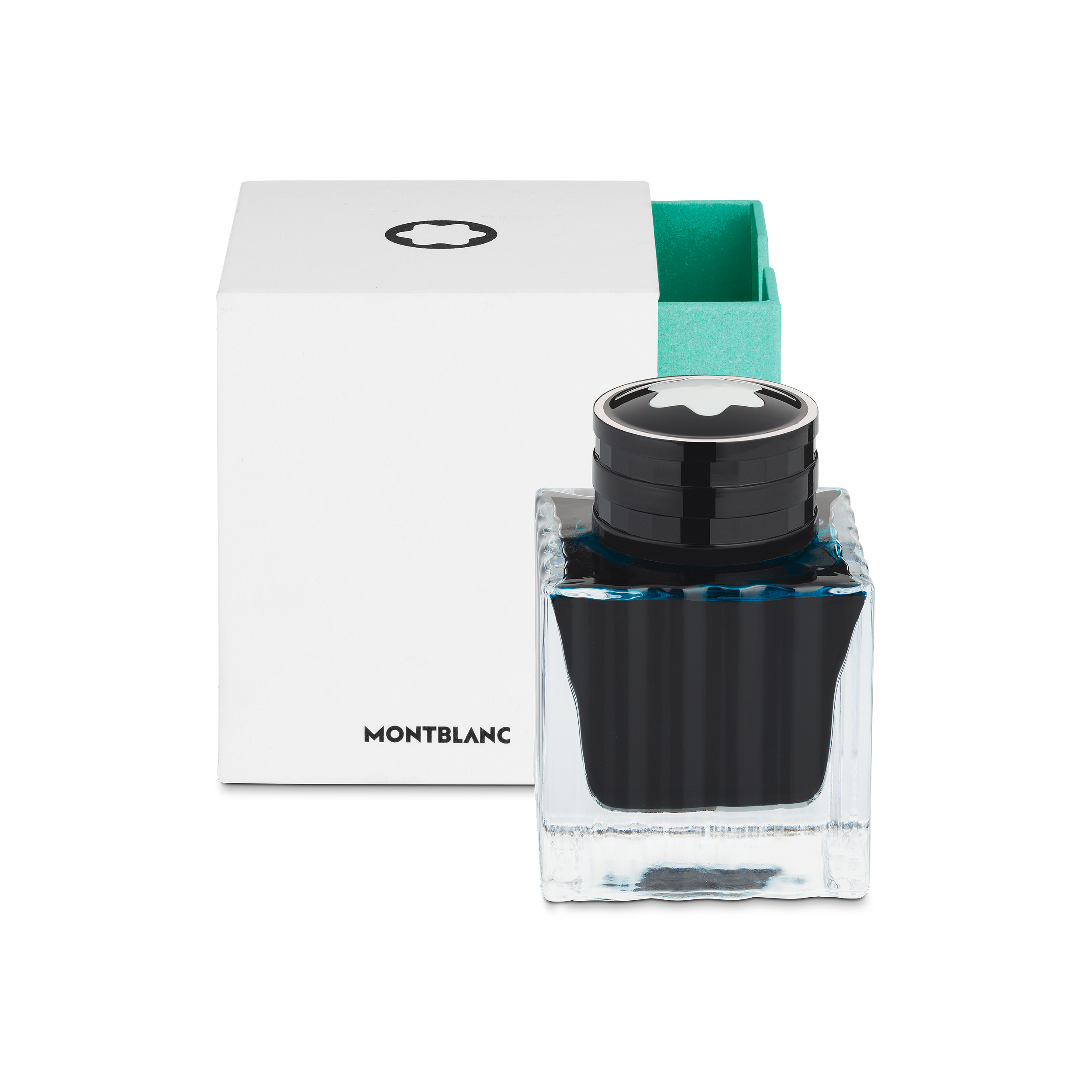 万宝龙50毫升瓶装墨水，薄荷绿，致敬维多利亚和阿尔伯特博物馆