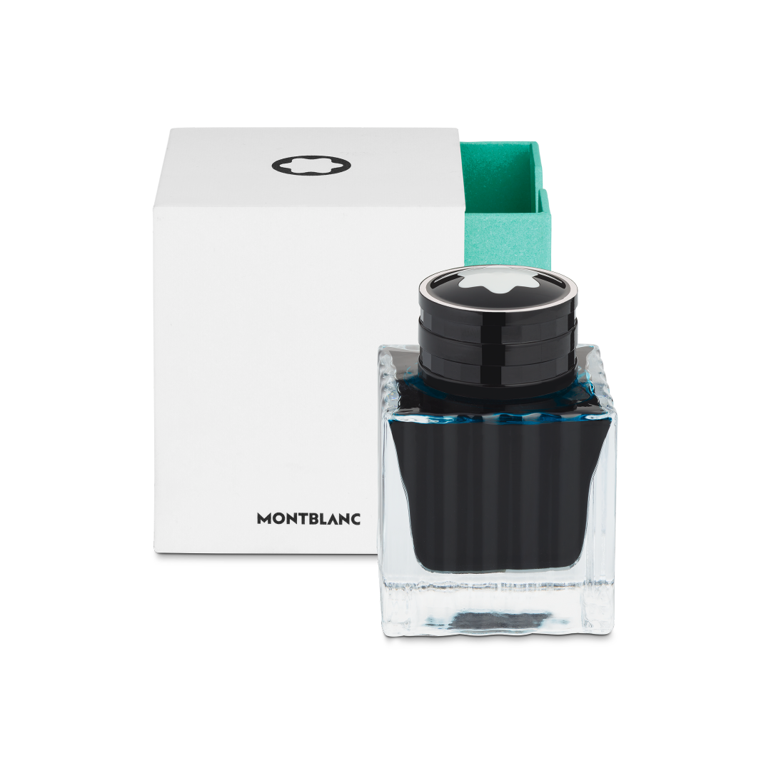 万宝龙50毫升瓶装墨水，薄荷绿，致敬维多利亚和阿尔伯特博物馆