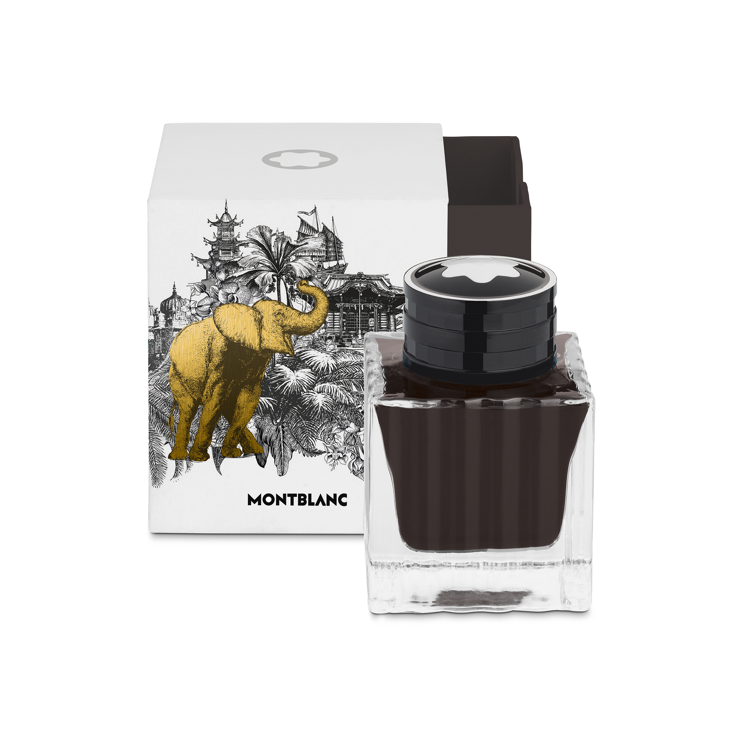 万宝龙50毫升瓶装墨水 《八十天环游地球》特别款