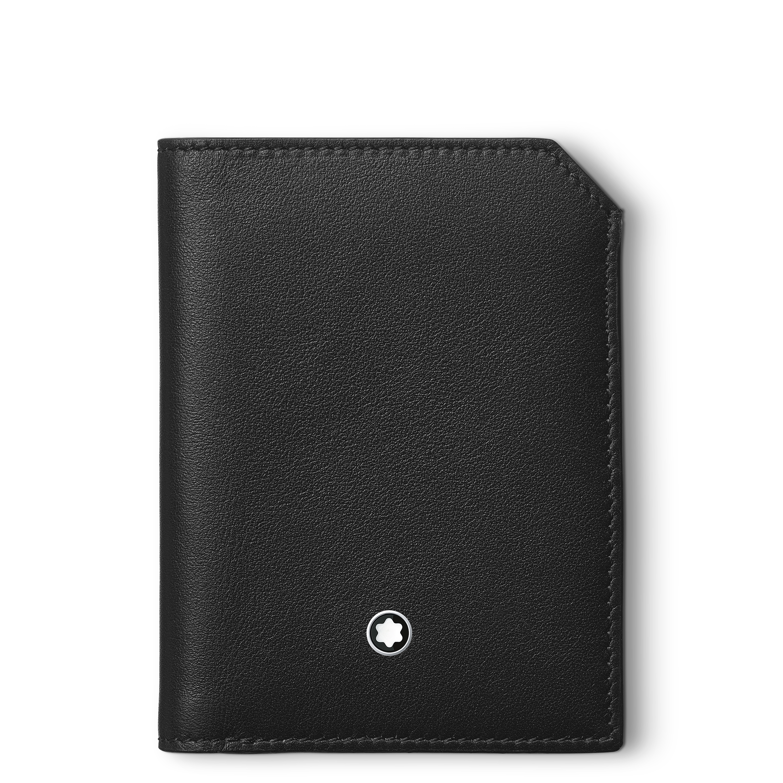  软皮系列4卡位迷你钱夹 经典黑