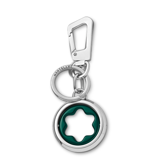 万宝龙大班系列六角白星品牌标识钥匙扣 英伦绿