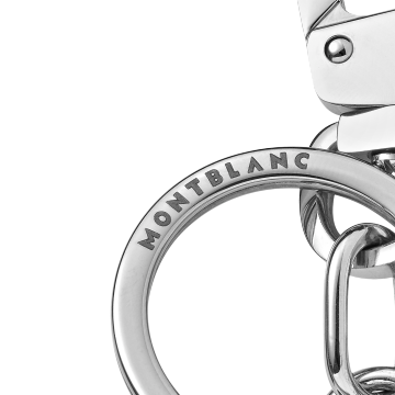 万宝龙大班系列六角白星品牌标识钥匙扣 银橙色