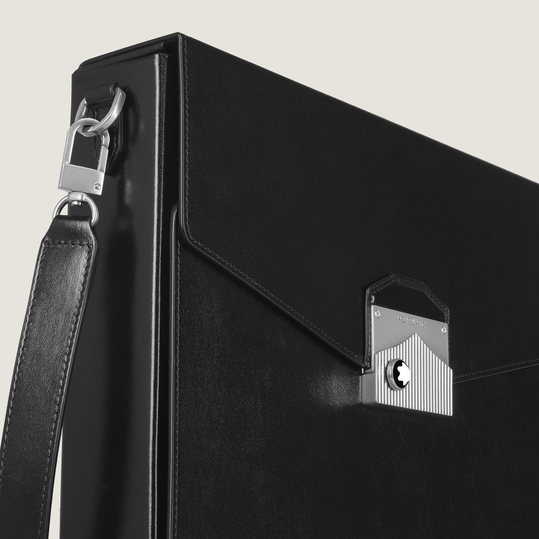 大班系列山峰扣通勤手提包 经典黑