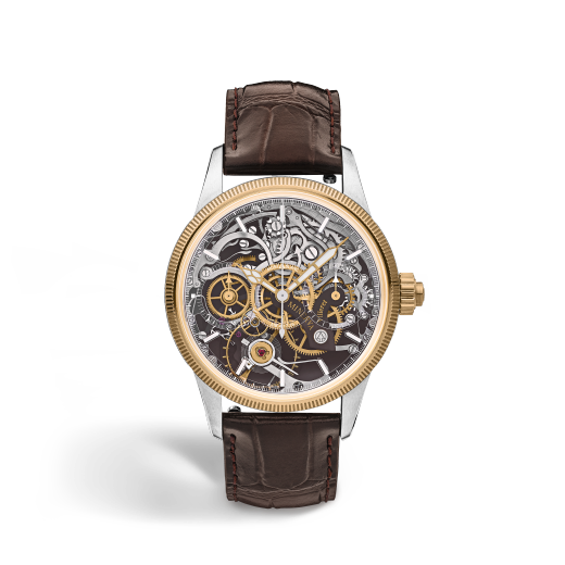 美耐华反转机芯单按钮计时腕表 沙砾棕（全球100枚）