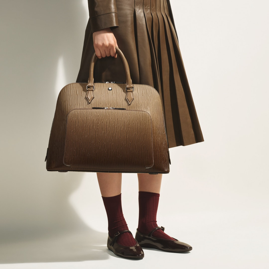 书写旅行家手提包 沙色