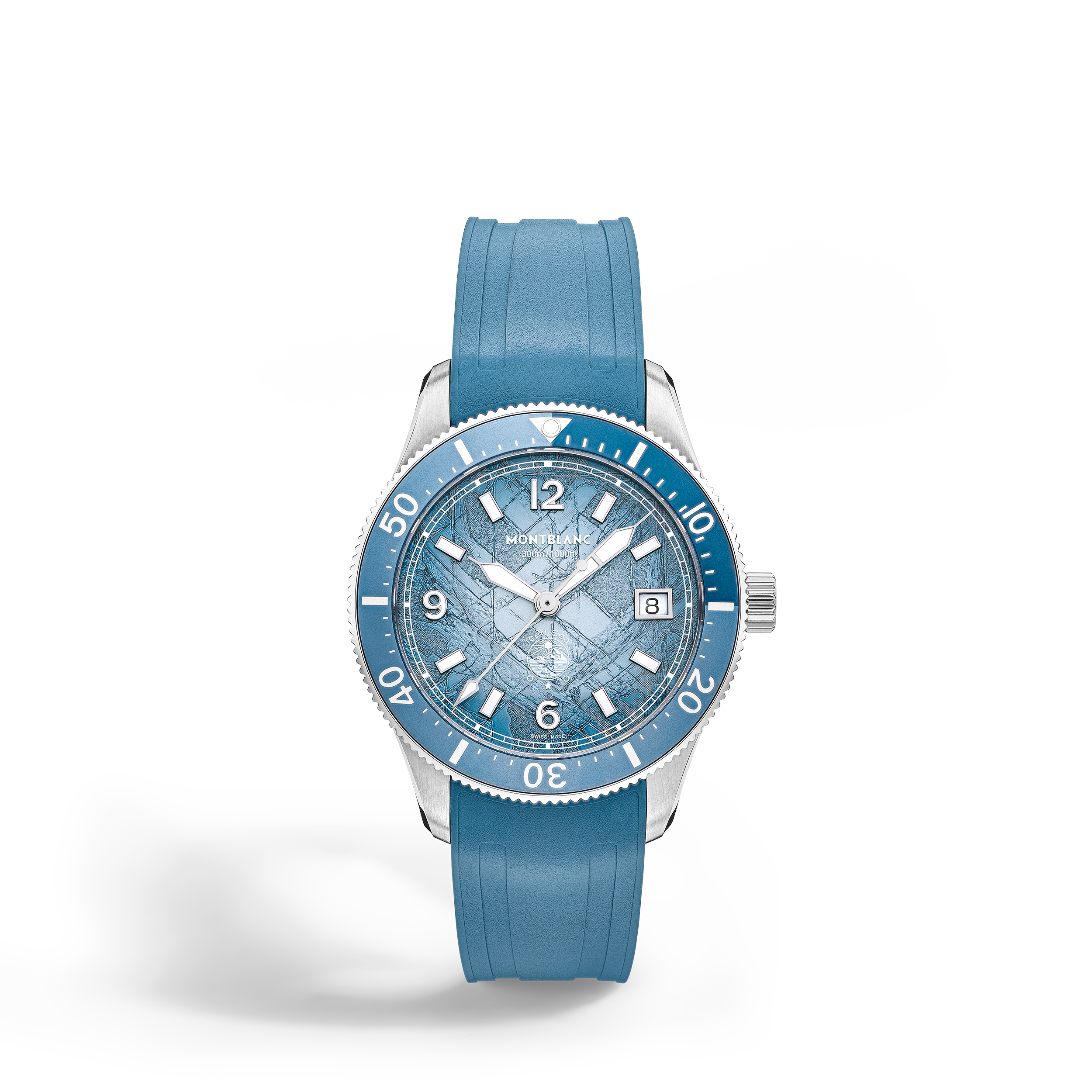 冰川系列潜水无氧腕表 冰晶蓝特别款