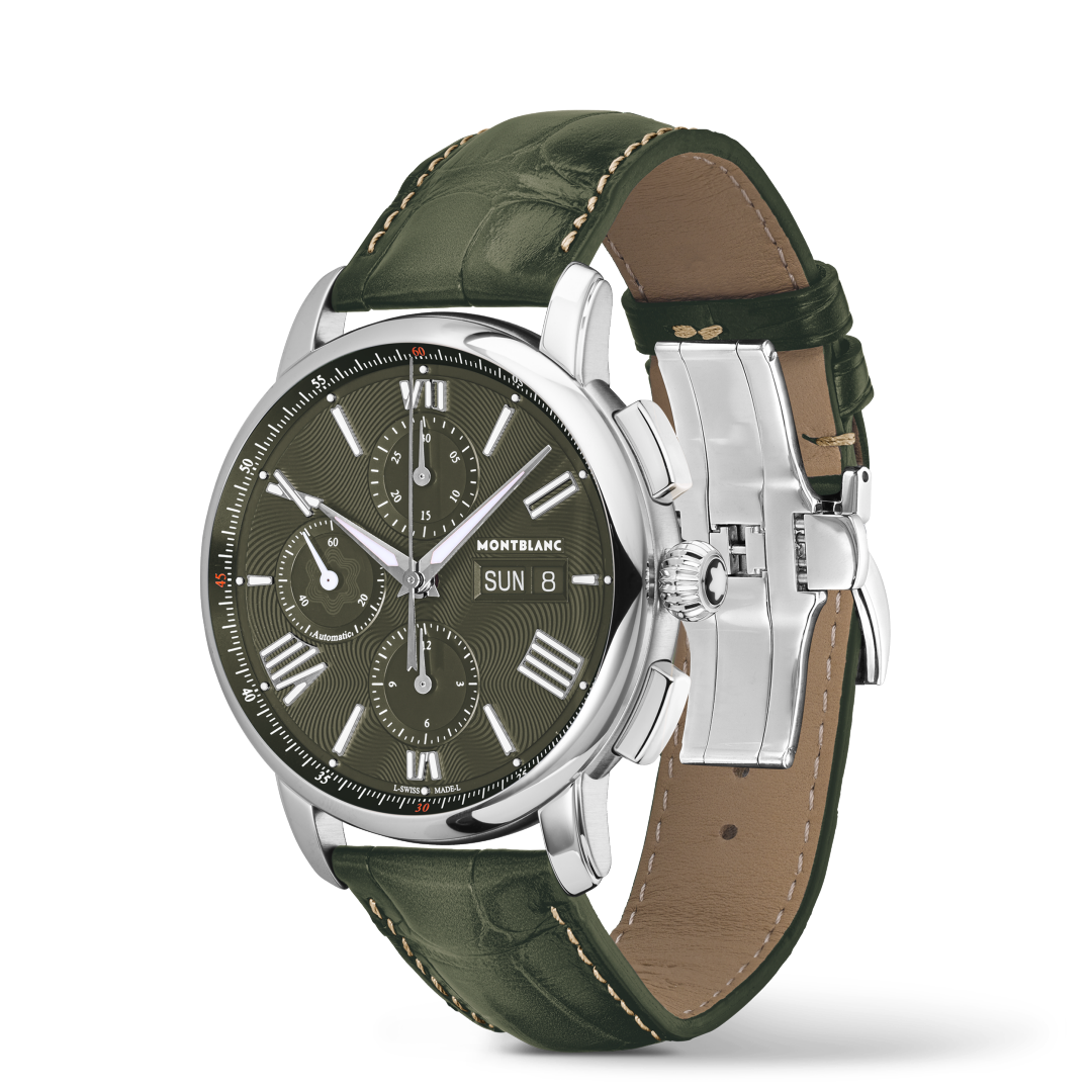 明星系列星期日期计时腕表 丛林绿（全球800枚）