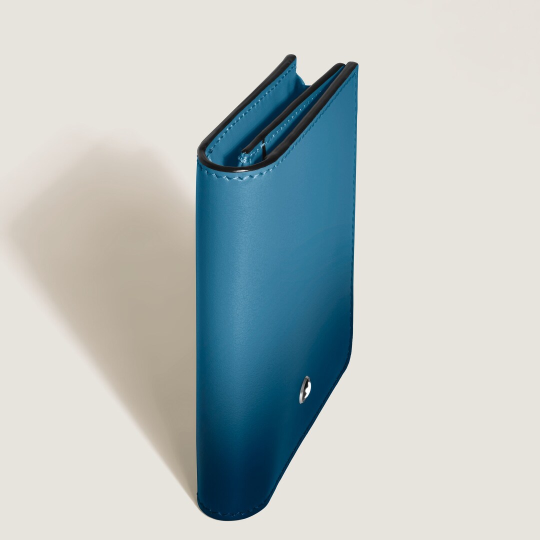 大班系列墨韵4卡位卡片夹 雾霾蓝