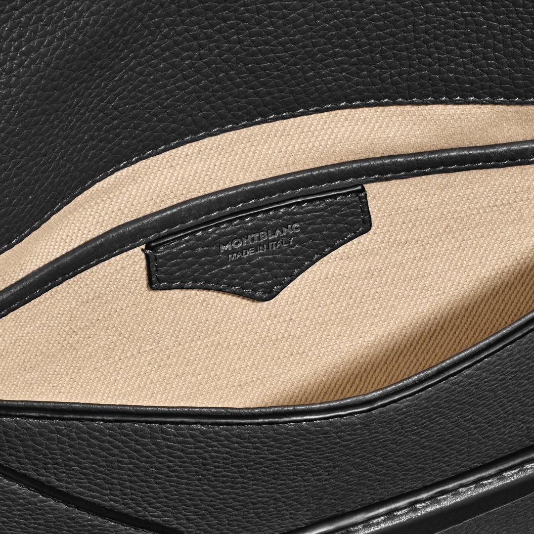 粒纹小号信封手袋 经典黑