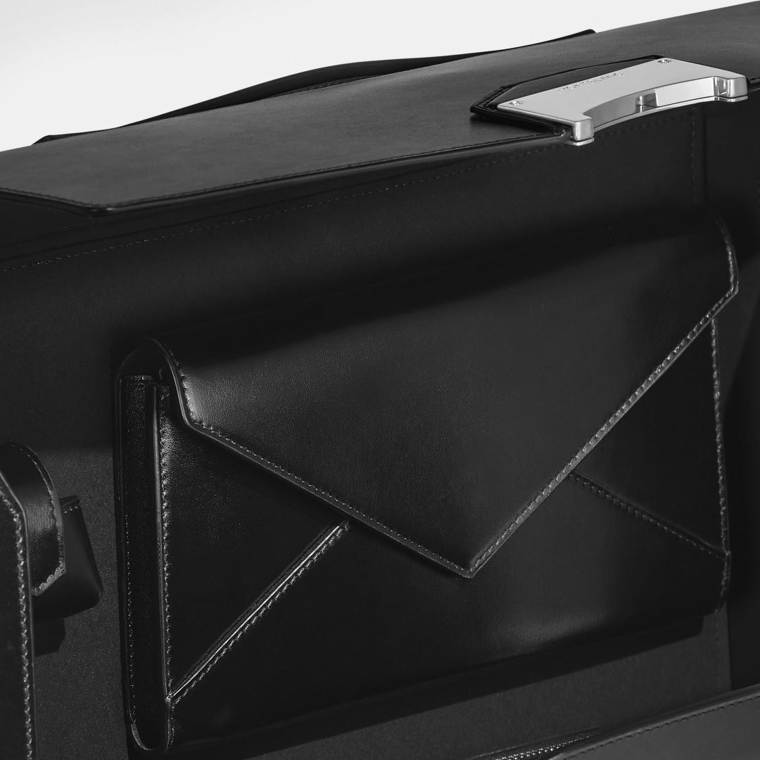 大班系列山峰扣通勤手提包 经典黑