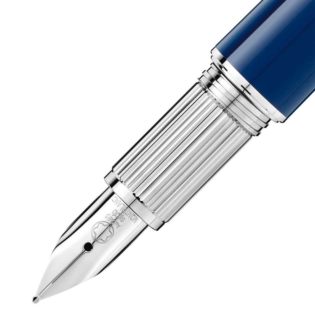 万宝龙星际行者系列蓝色星球双色特别款墨水笔 F尖