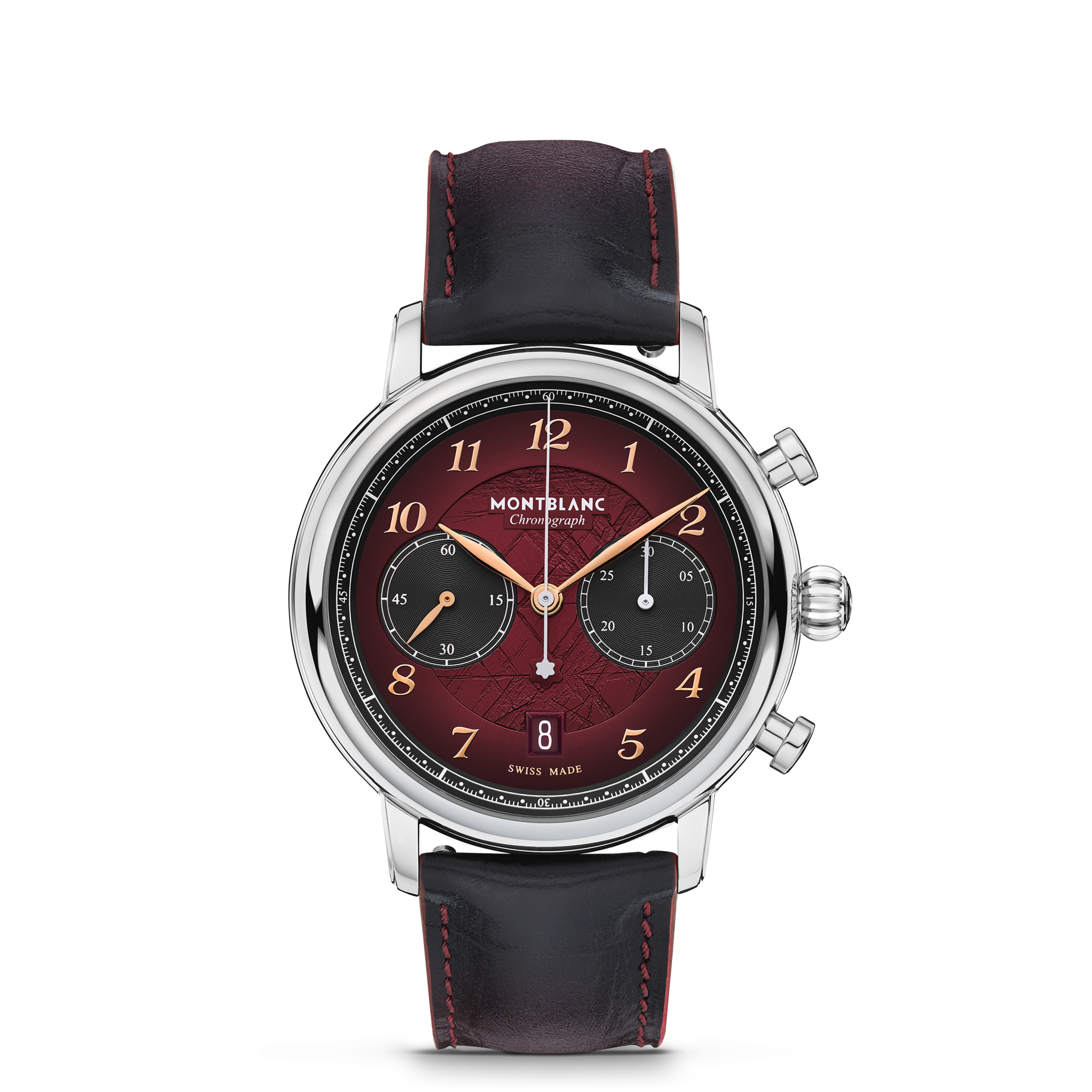 万宝龙明星系列计时腕表 勃艮第红（全球1786枚）