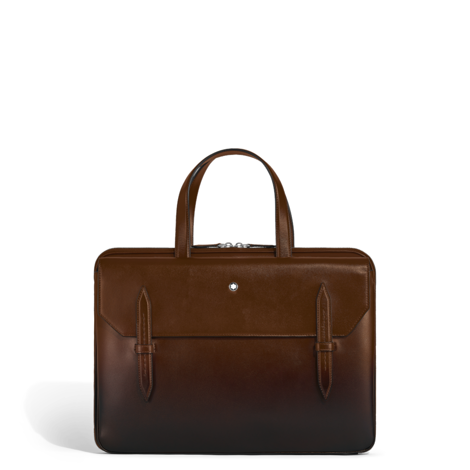 MB220309 - Thin Briefcase in Meisterstück Leather