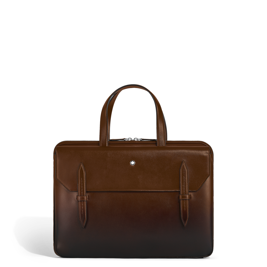 Thin Briefcase in Meisterstück Leather