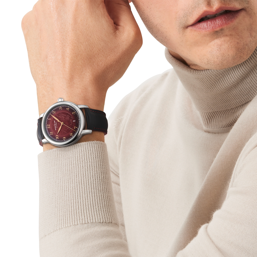 明星系列自动上链腕表 勃艮第红（全球1786枚）