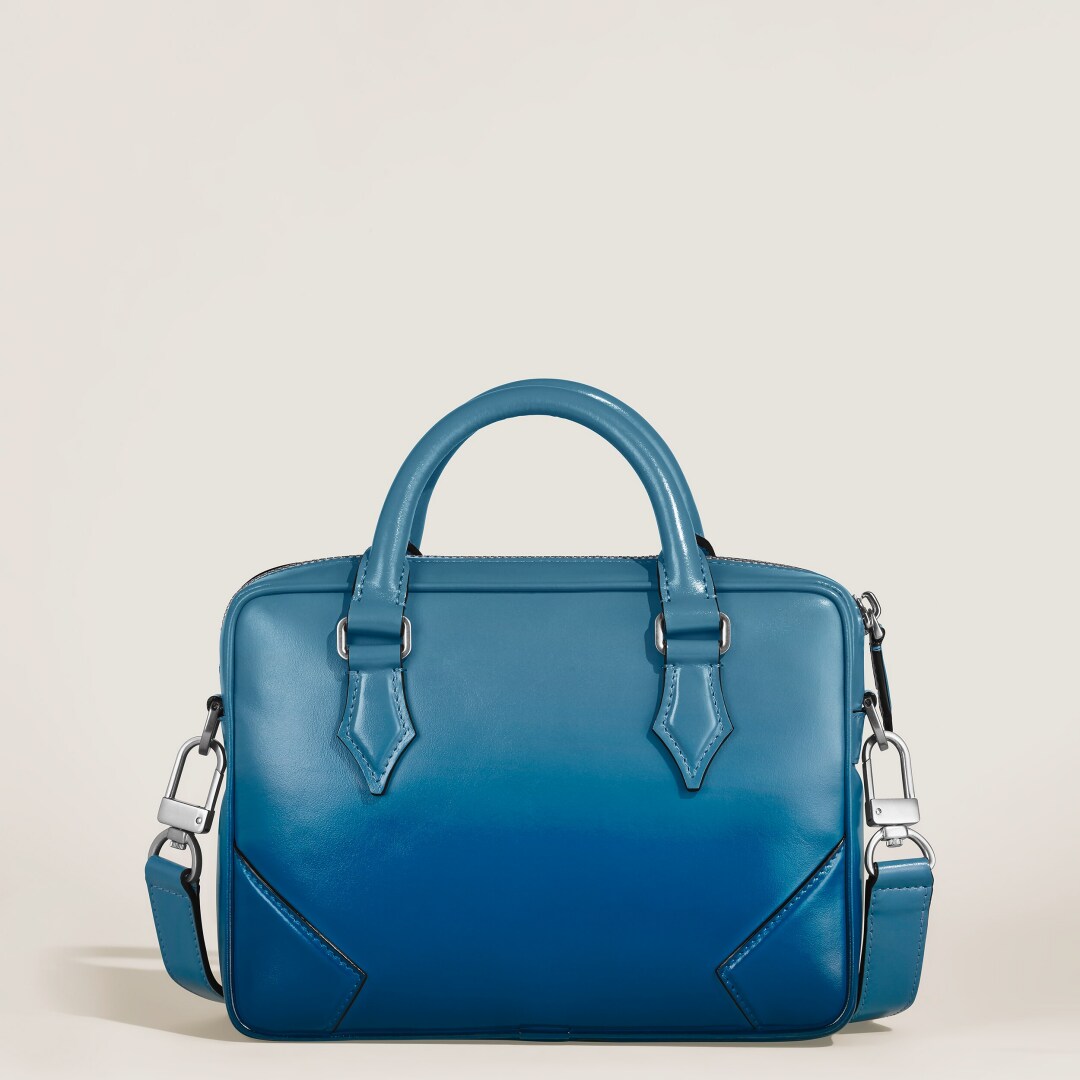 大班系列墨韵迷你公文包 雾霾蓝