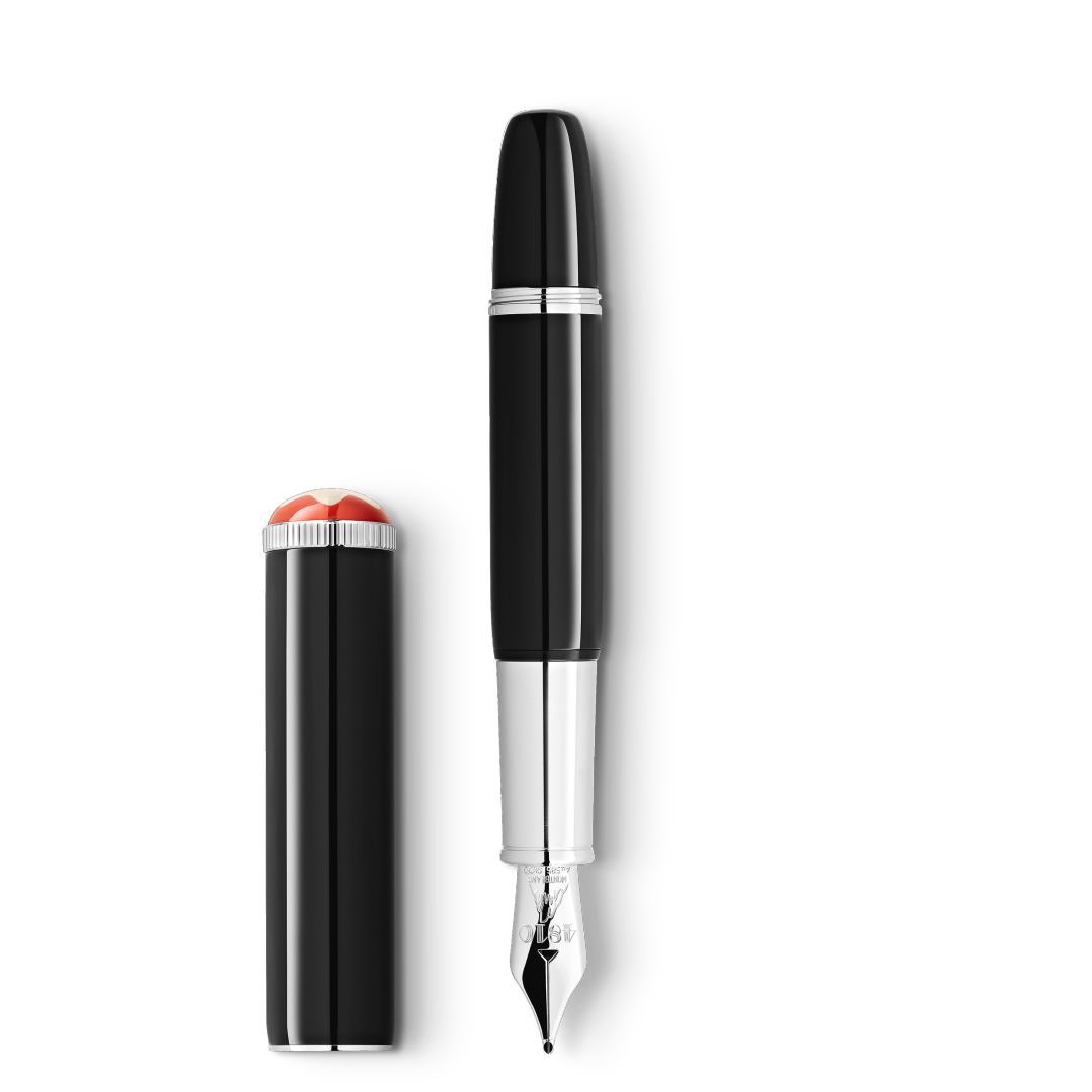 万宝龙传承系列红与黑“Baby”特别款黑色墨水笔（F）