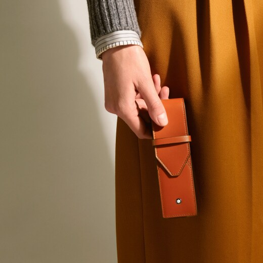 大班系列2支装笔袋  焦糖棕