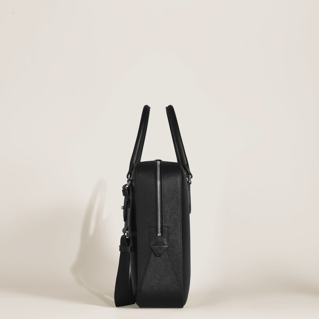 匠心系列中号公文包 经典黑