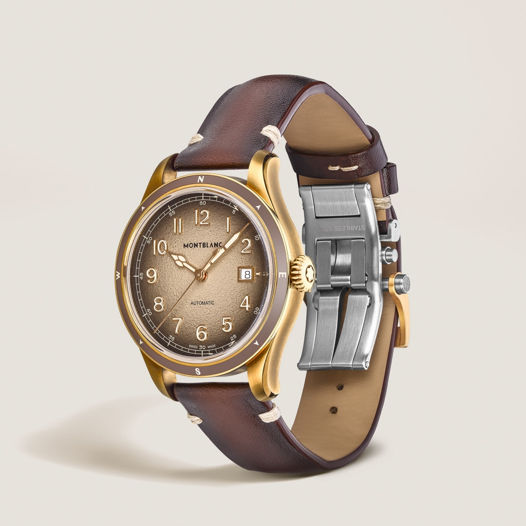 1858系列自动上链无氧腕表 沙砾棕特别款