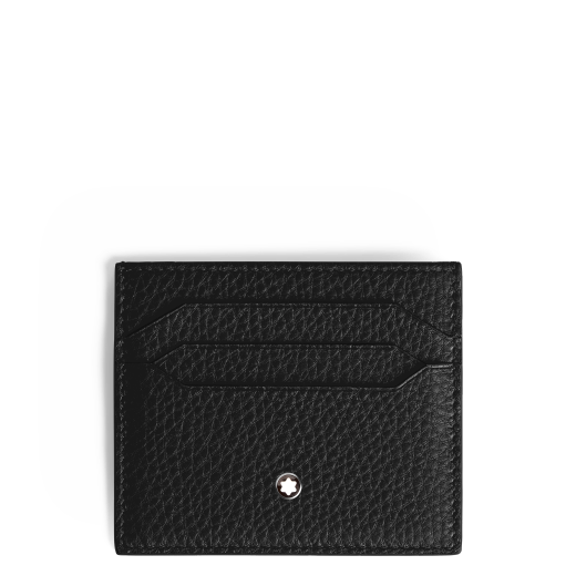 软皮精选系列6卡位卡片夹 经典黑