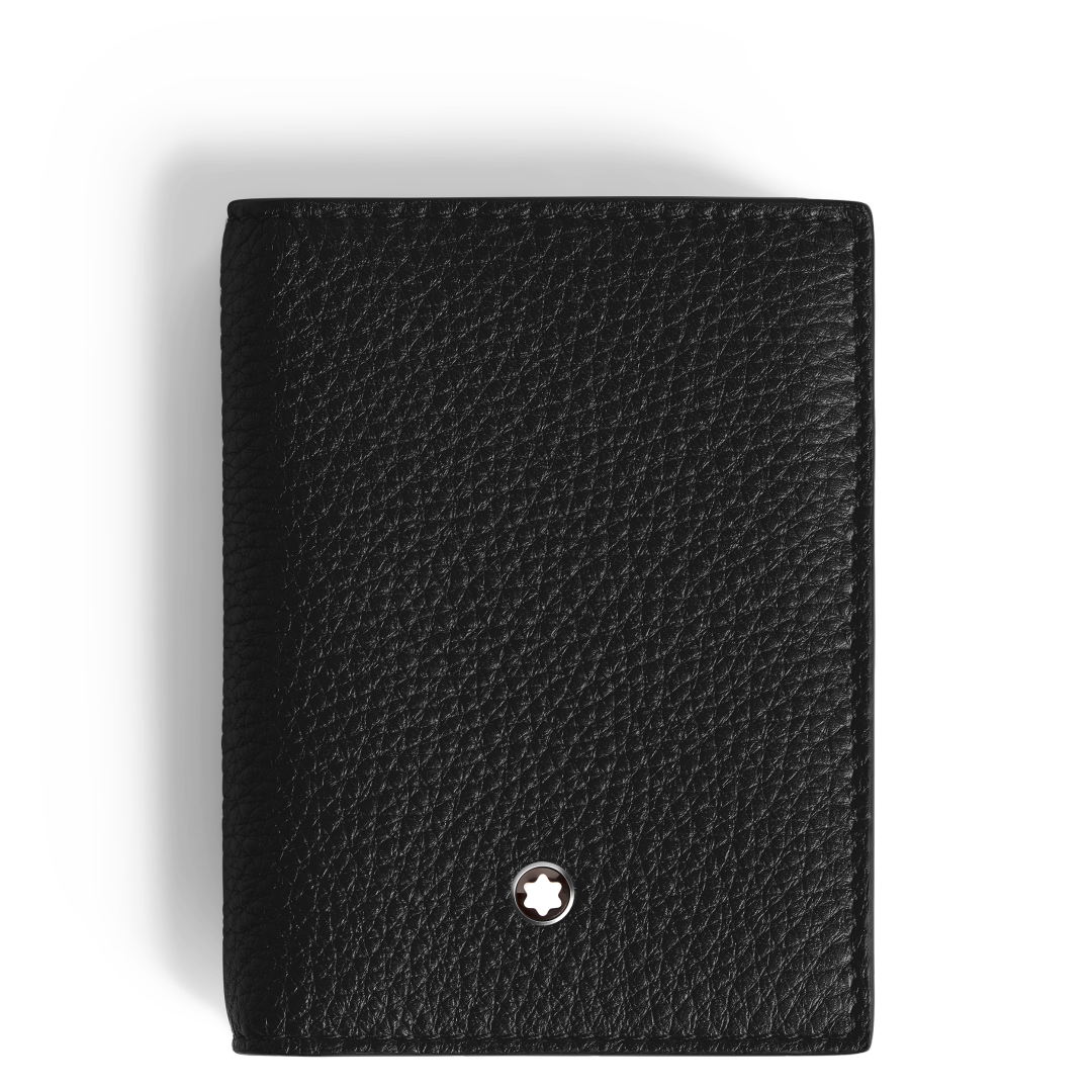 软皮精选系列4卡位卡片夹 经典黑
