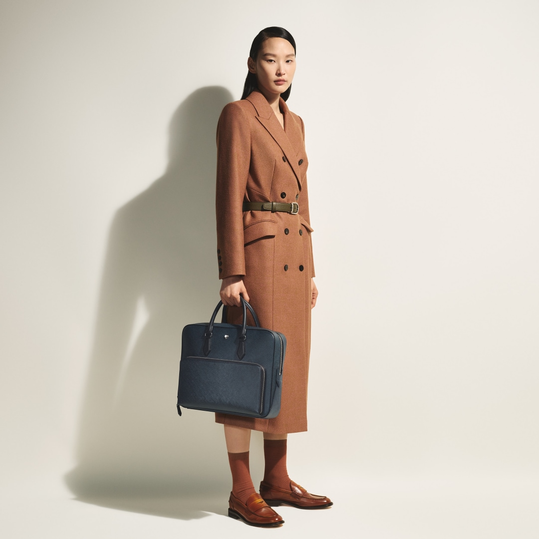 匠心中号公文包 墨蓝色