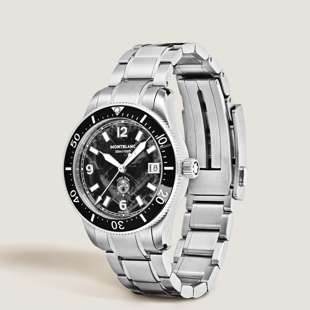 万宝龙冰川系列潜水无氧腕表