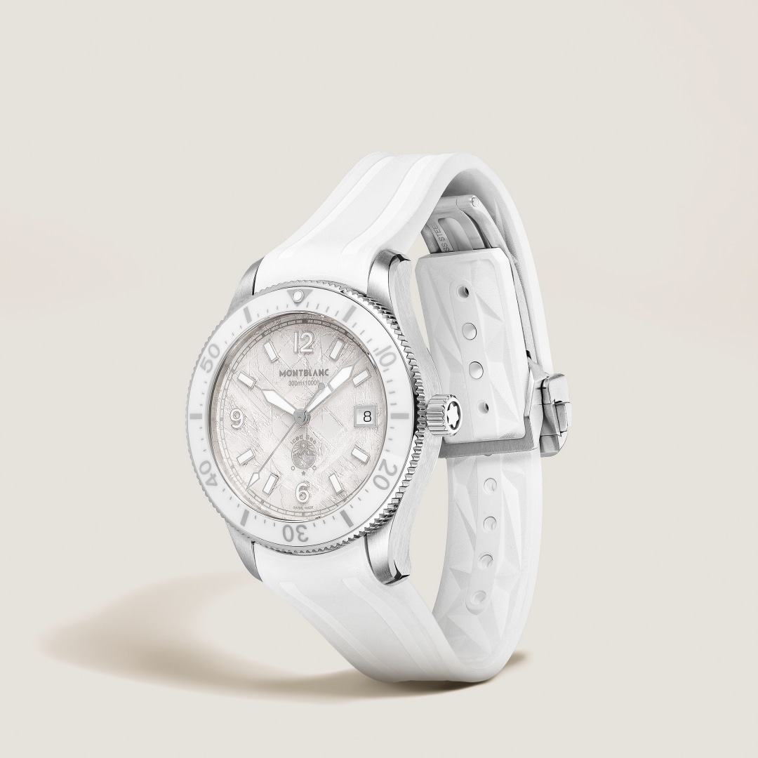 冰川系列潜水无氧腕表 冰川白特别款